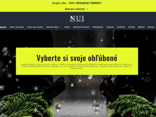nový eShop Nui.sk na predaj