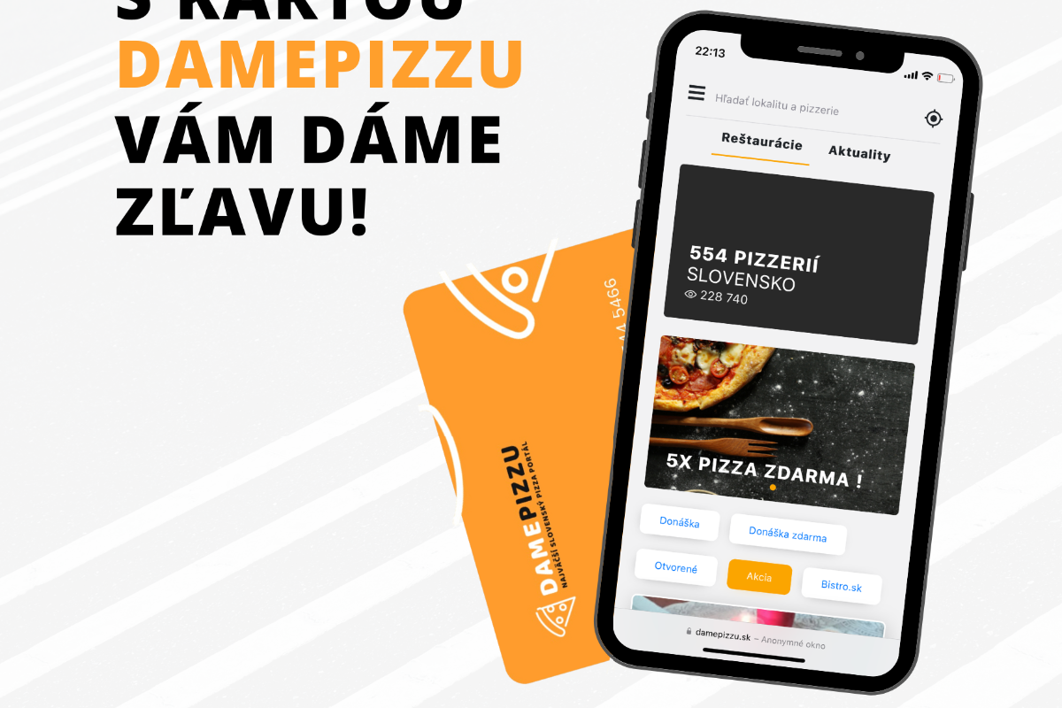 Internetový portál DAMEPIZZU.sk